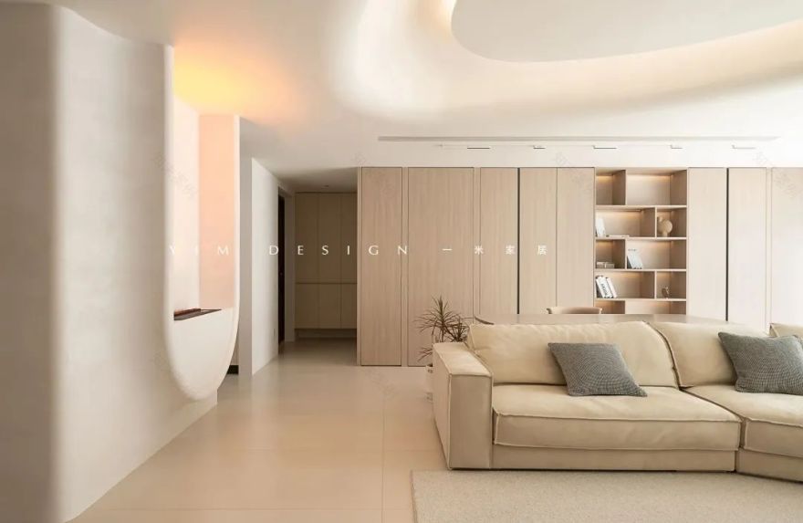 软沙丘 · 极简奶油空间丨YIM DESIGN-21