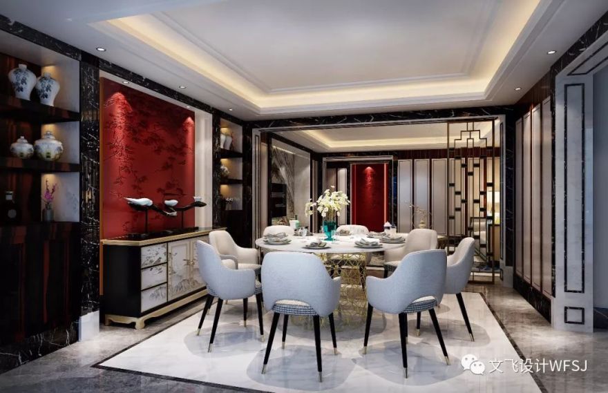 融合东西,塑造雅致空间——文飞作品苏州昆山昆玉九里-13