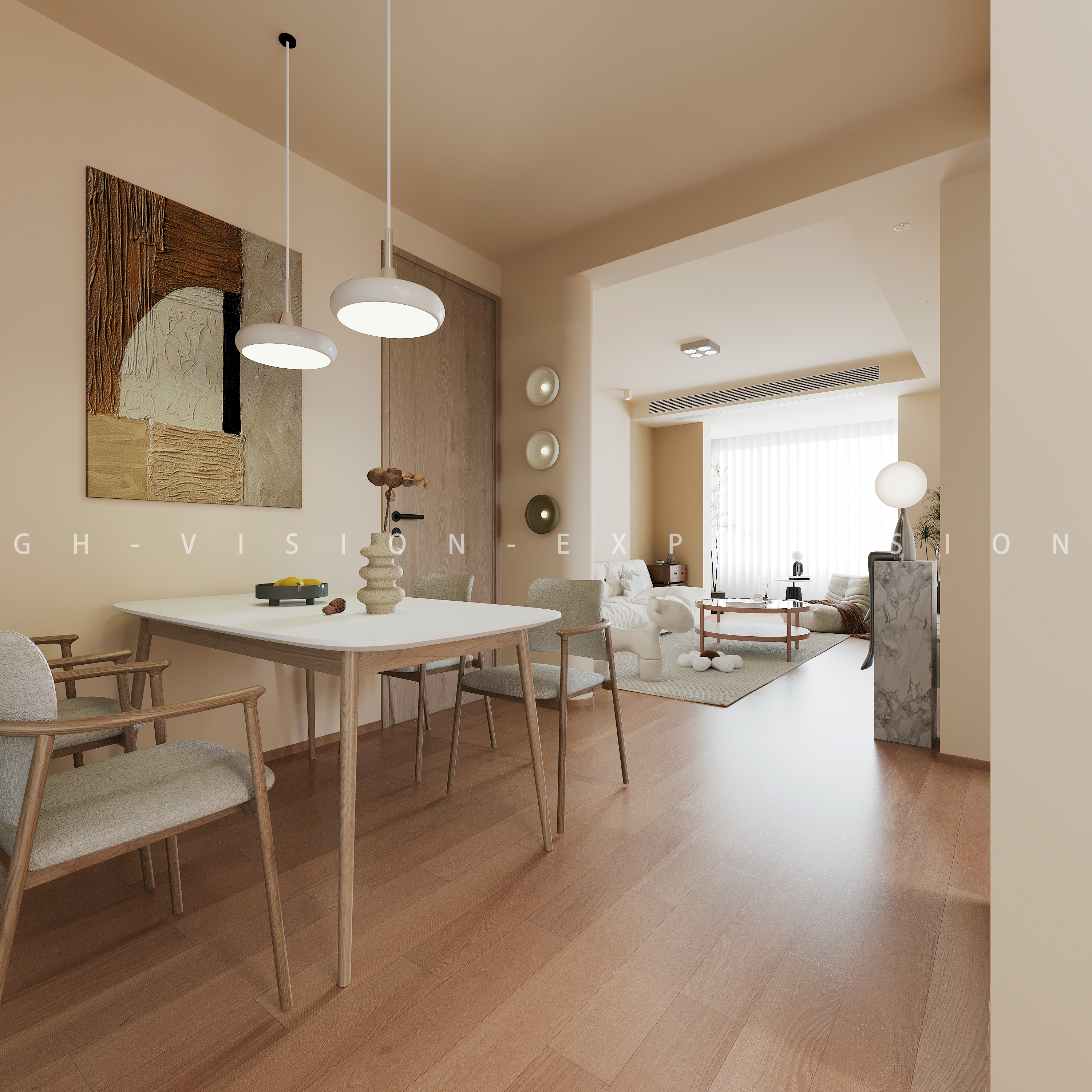 【GH-VISION】原木奶油风 最新案例-4