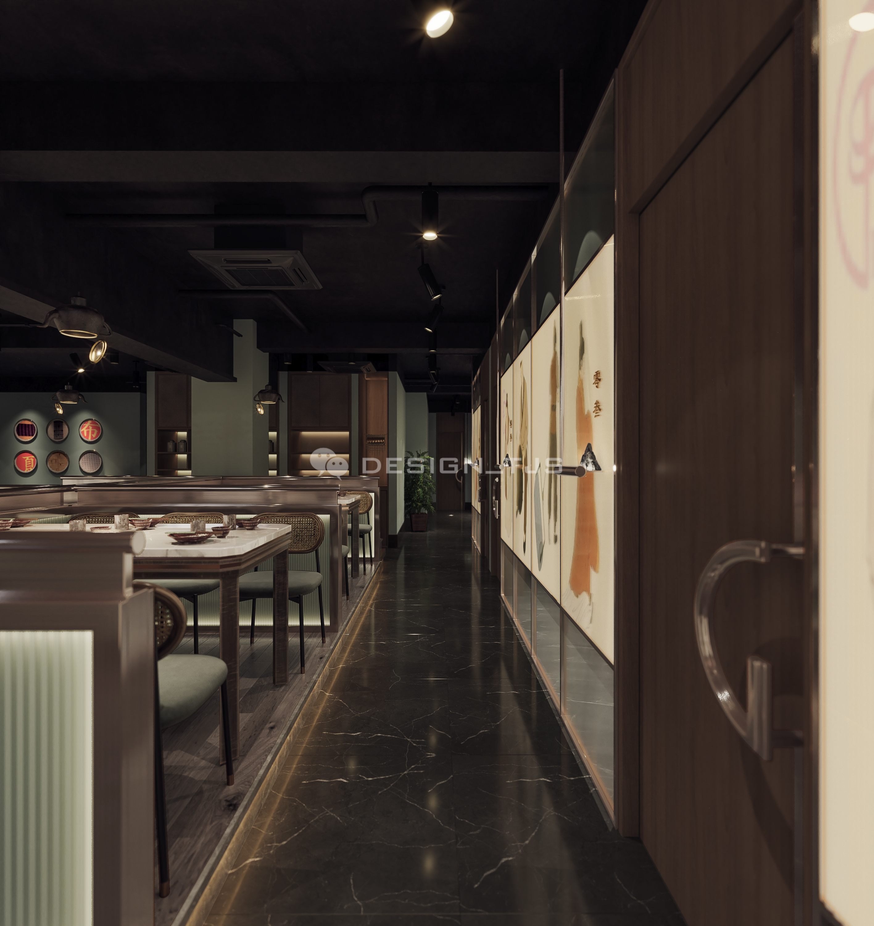 农二代餐饮效果图案例-10