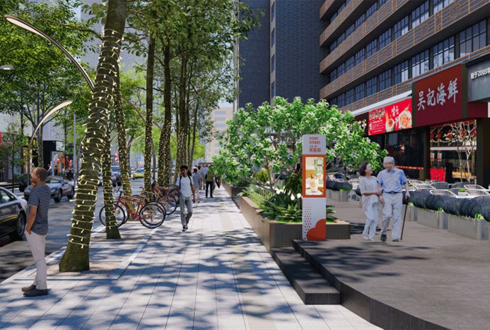 八卦一路美食街改造丨中国深圳丨园岭街道办-30