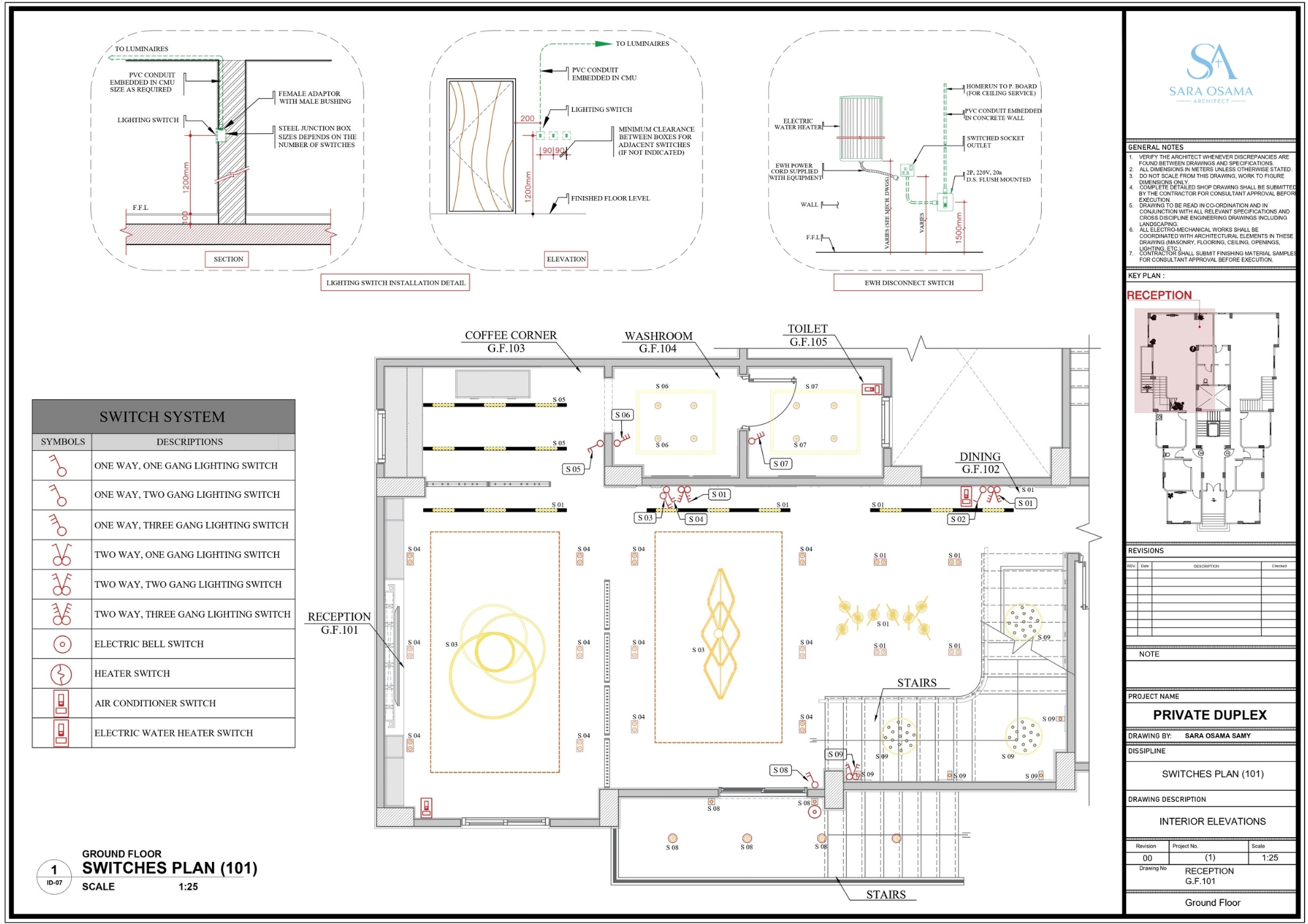 Interior Shop Drawing ( Reception and Dinning )-10