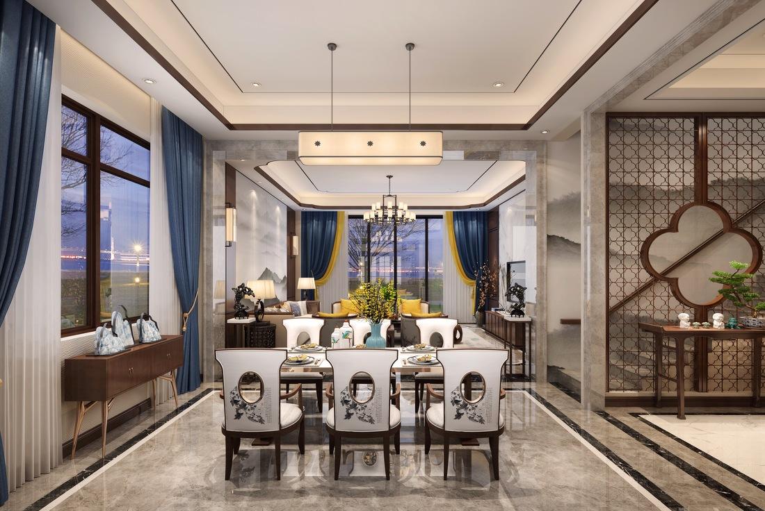 
富贵园新中式别墅设计 -1