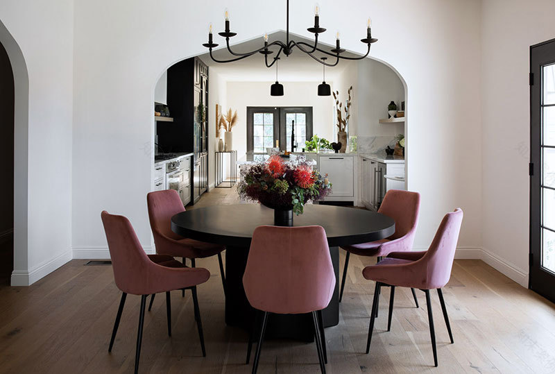 洛杉矶黑白相间的都铎式住宅-13