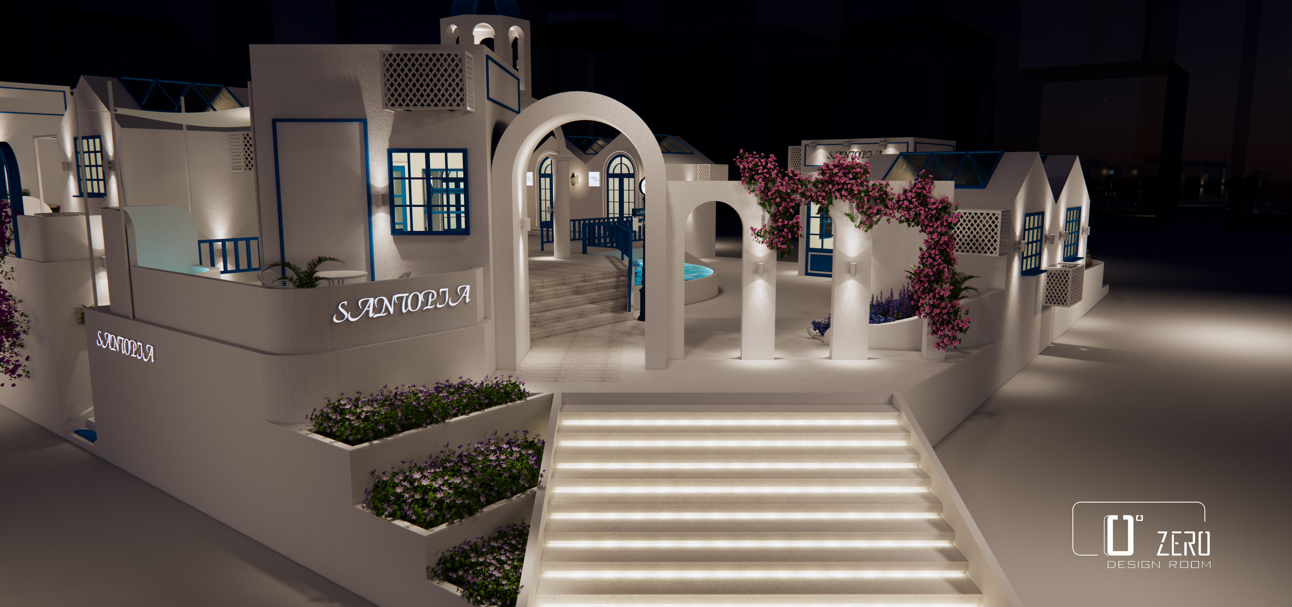 圣托里尼乌托邦理念的假日城市丨中国深圳丨Zero Desing Room-26