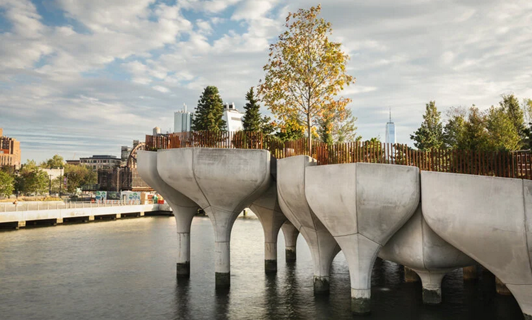 纽约水上公园“Little Island”丨美国纽约丨Heatherwick Studio-4