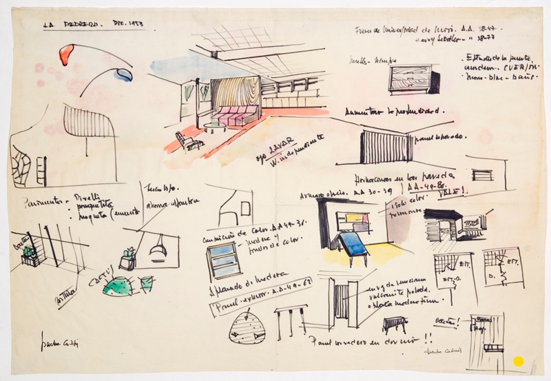 米拉之家海湾新公寓室内设计,米拉之家地下室适配礼堂和高迪厅丨西班牙巴塞罗那丨Francisco Juan Barba Corsini-0