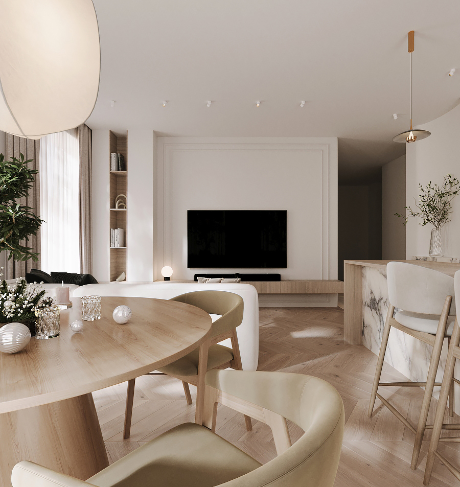 Apartment design for a large family-1