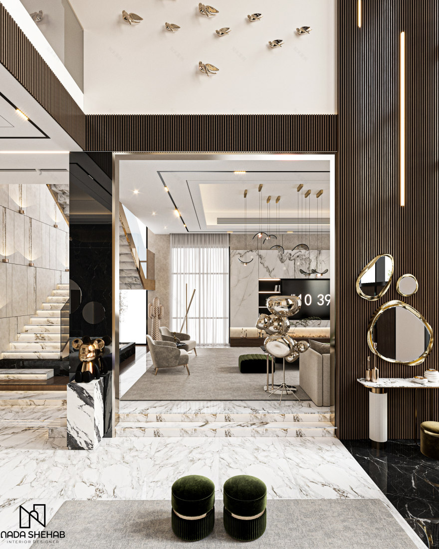 两层高接待别墅丨阿联酋迪拜-17