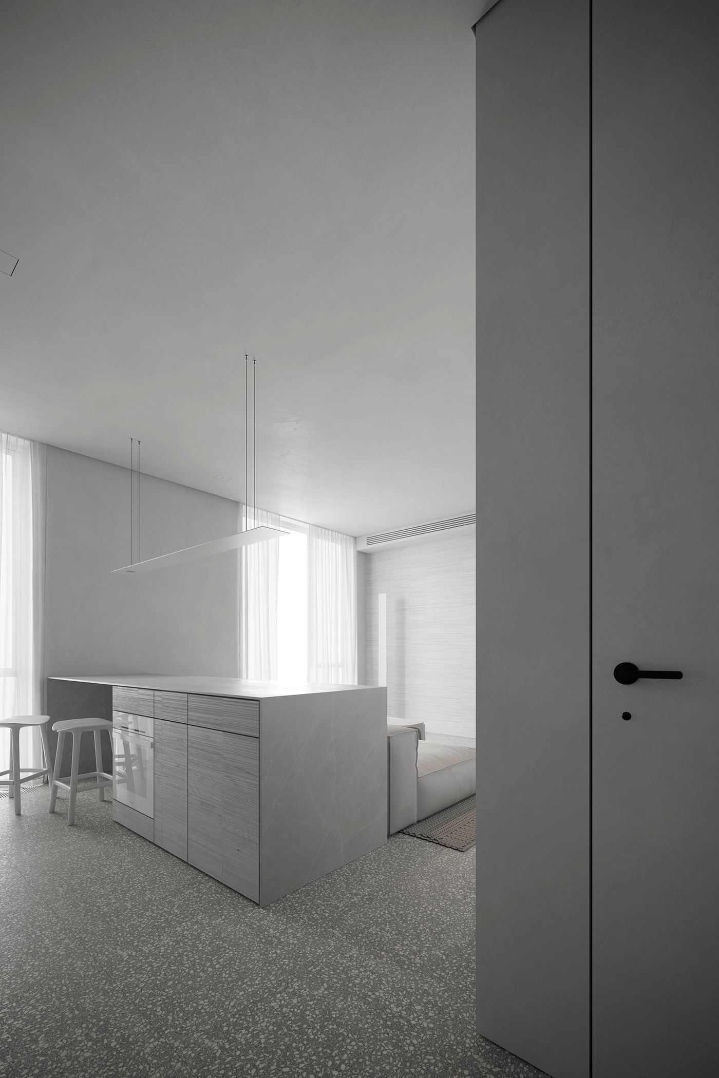 乌克兰男性私宅设计丨Oleksii Samokhvalov-33