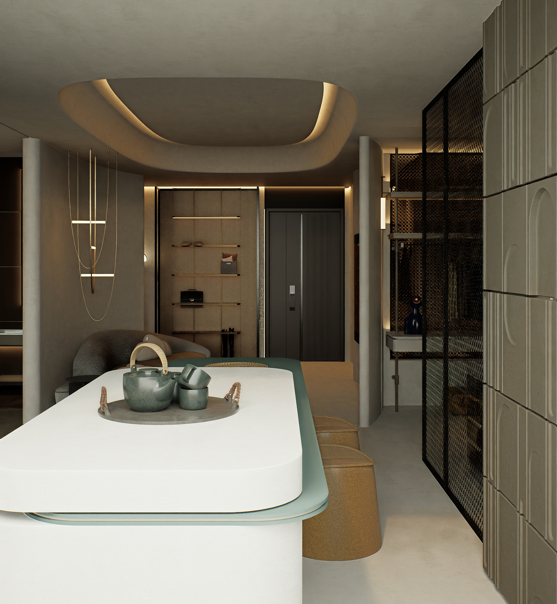 仛寂風・雲垂流光 Cascading Clouds of Light丨中国台湾丨蓝雅设计事务所-51