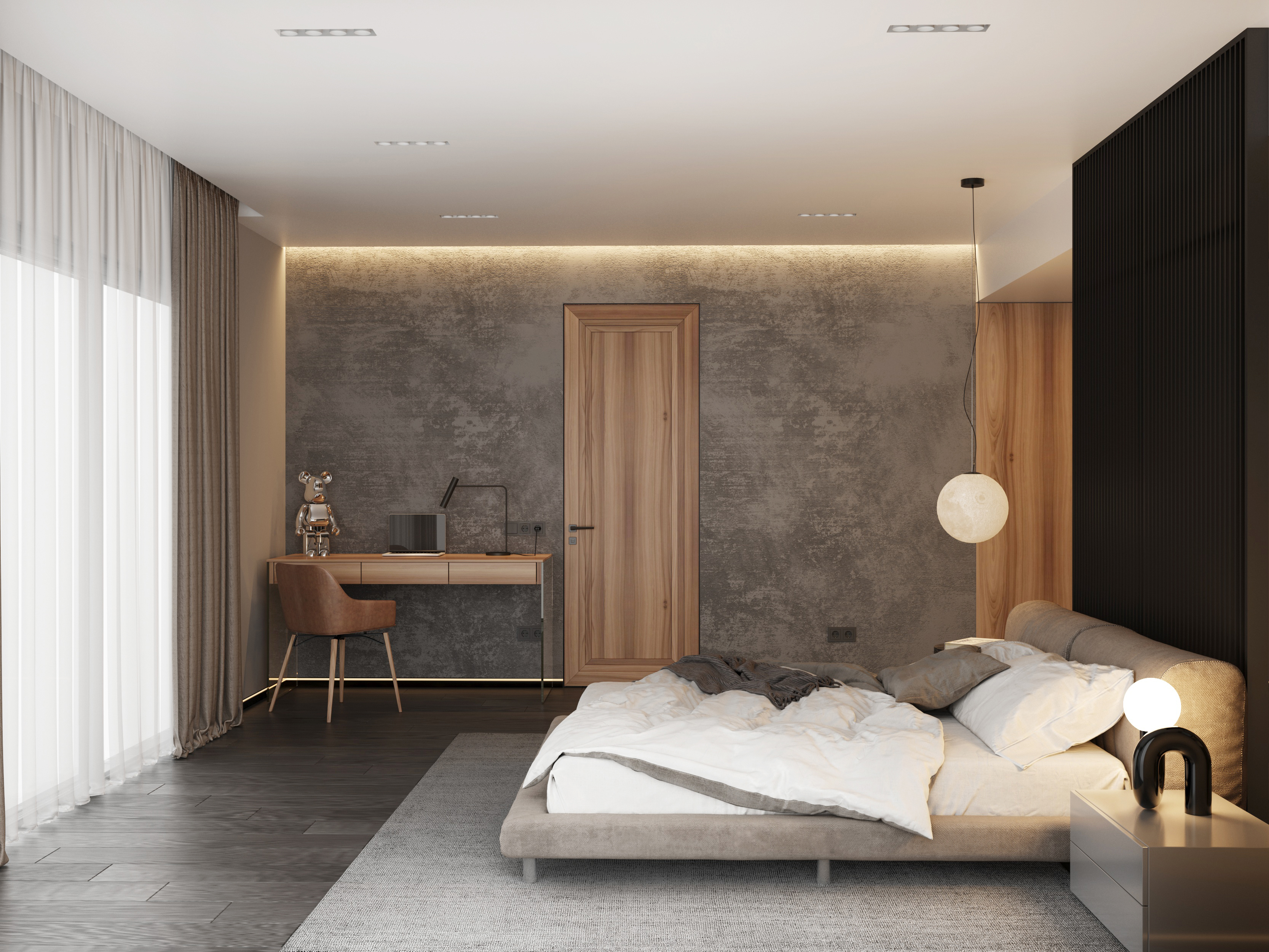 18 岁严肃男士卧室设计丨Vahan Shahinyan,Vahagn Hovhannisyan-7