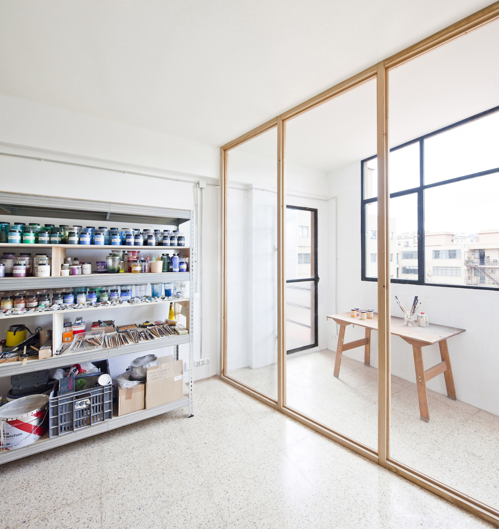 西班牙艺术家佩雷斯·波罗工作室设计丨西班牙巴塞罗那丨Anna & Eugeni Bach-27