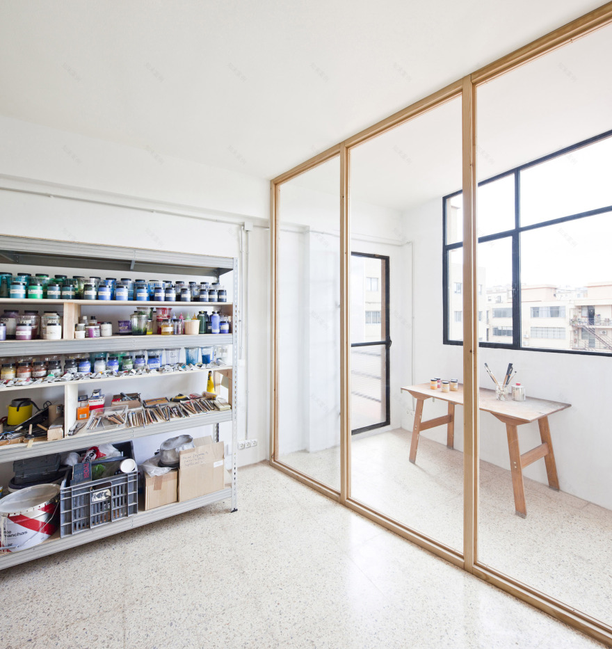 西班牙艺术家佩雷斯·波罗工作室设计丨西班牙巴塞罗那丨Anna & Eugeni Bach-27