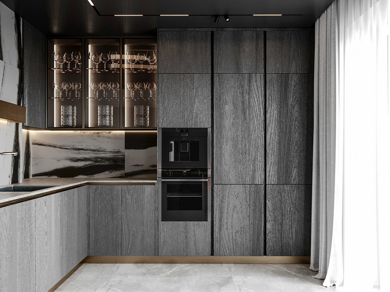 高级灰色系公寓设计-8