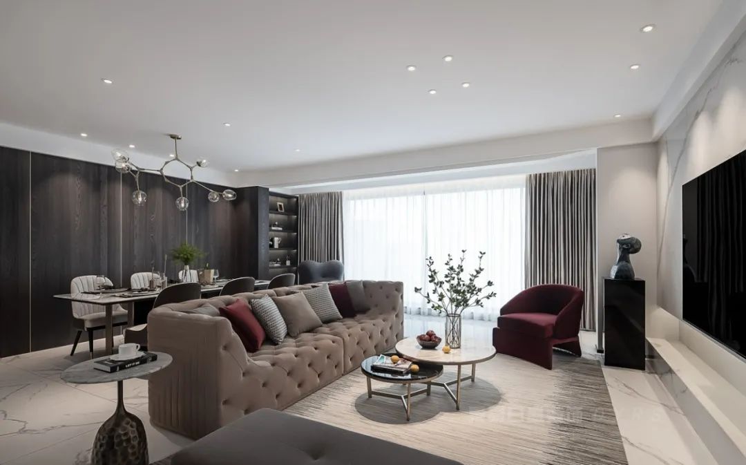 240㎡现代风格装修实拍，自在于形，雅蓄于心！-20