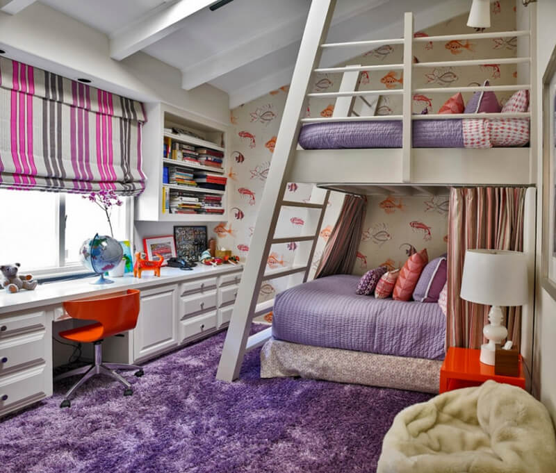 儿童阁楼卧室设计-3
