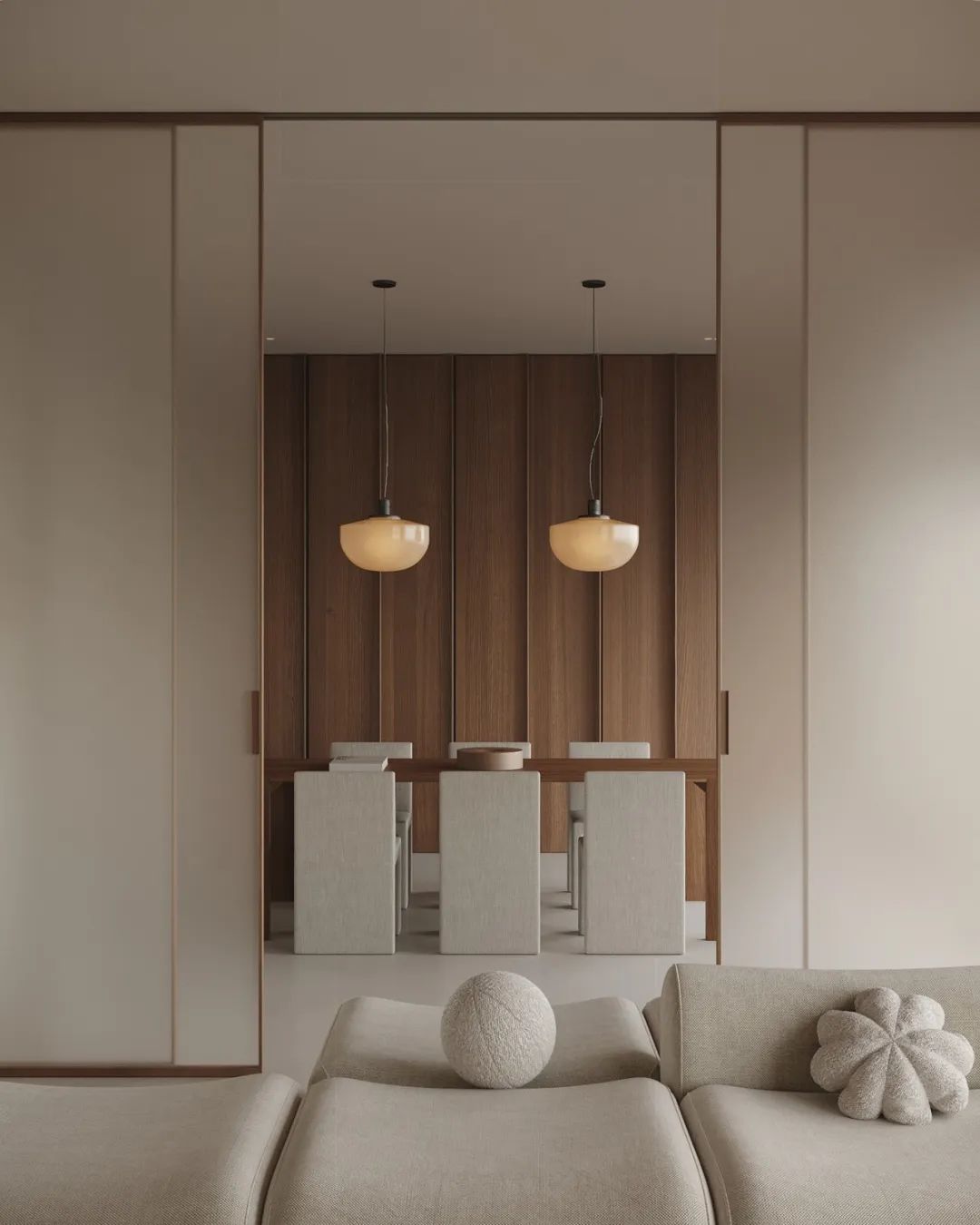 暖色调原木系奶油风极简设计丨HPISD-19