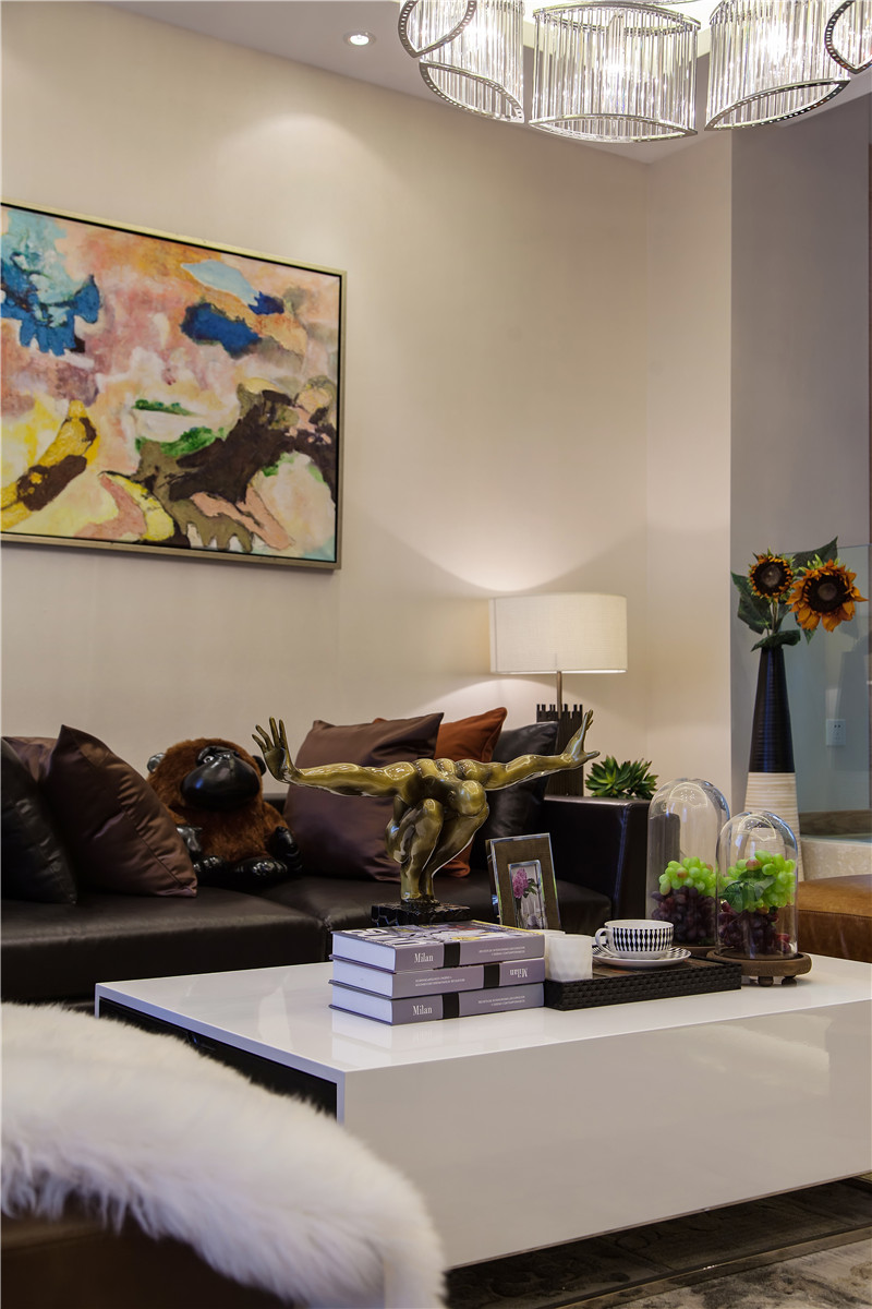 豪华别墅 现代风格华新国际私人别墅软装陈设—实景图-10