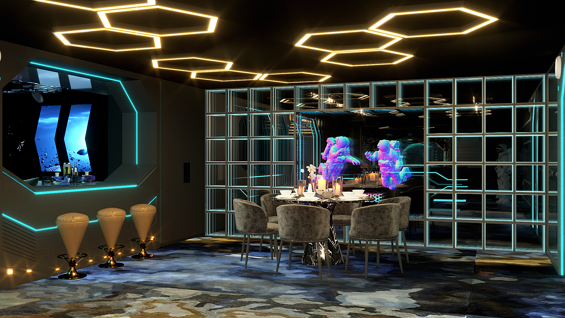 SPACESHIP NIGHT CLUB-1