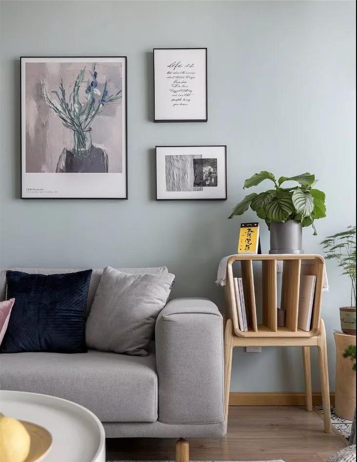 92㎡北欧风清新小屋，文艺薄荷绿装点生活-7