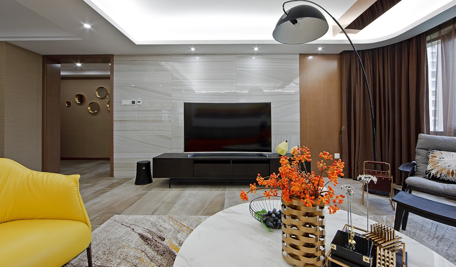 空间摄影作品分享 家装实景 长岛府 北欧风-5