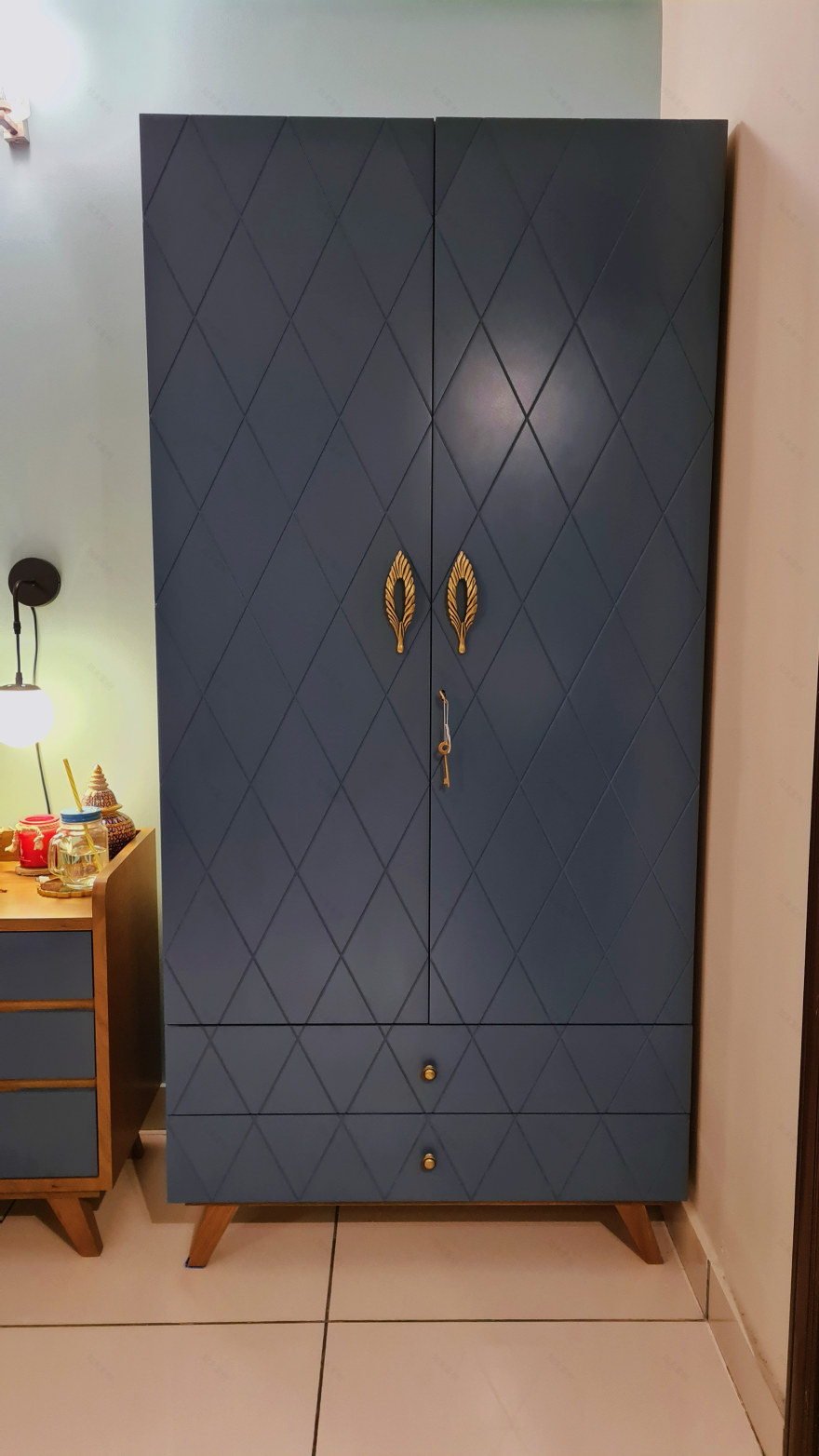 AB 卧室室内设计丨B3 设计工作室-15