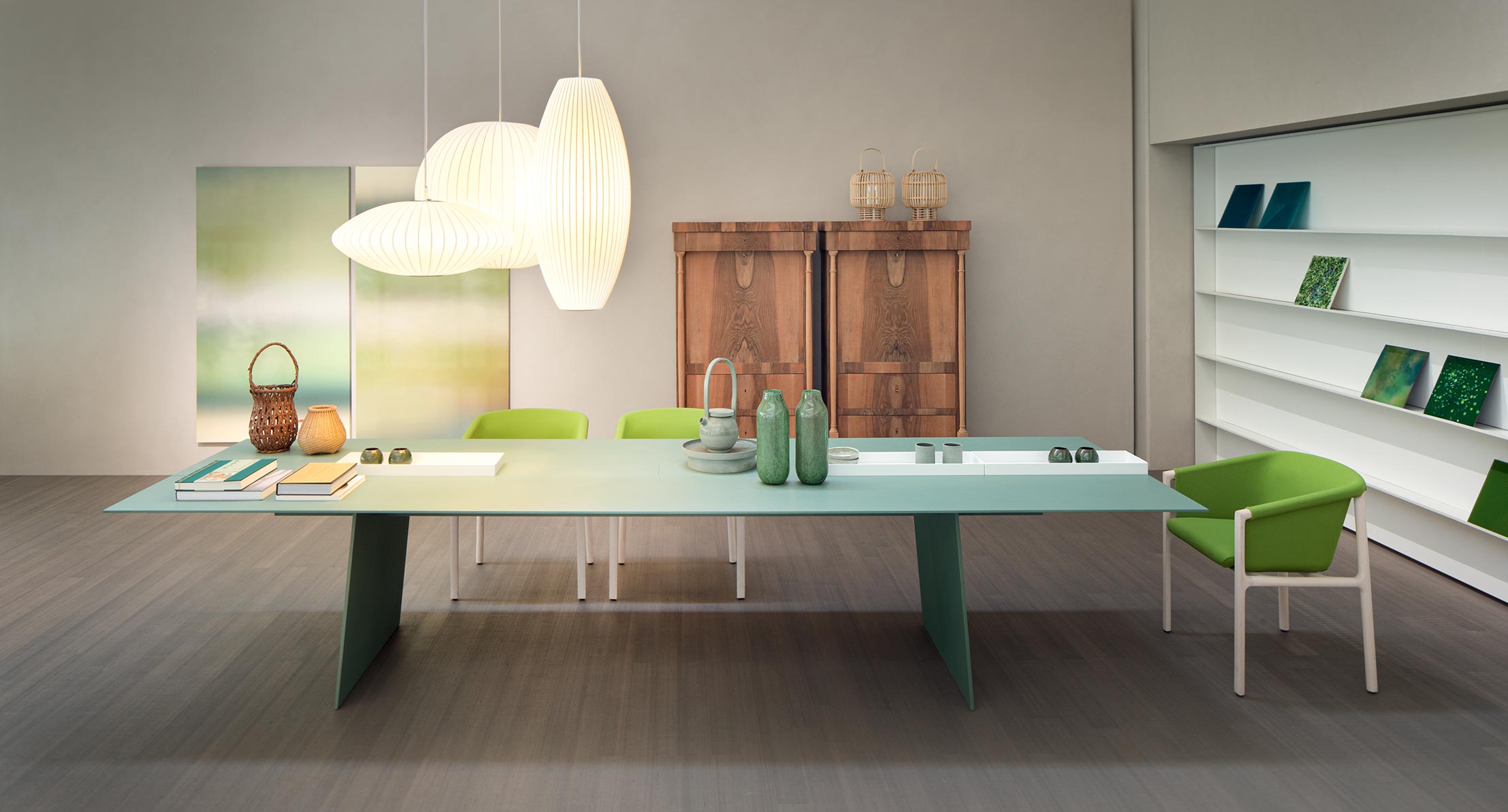 Kanji, dining tables - Paola Lenti - Indoor-2