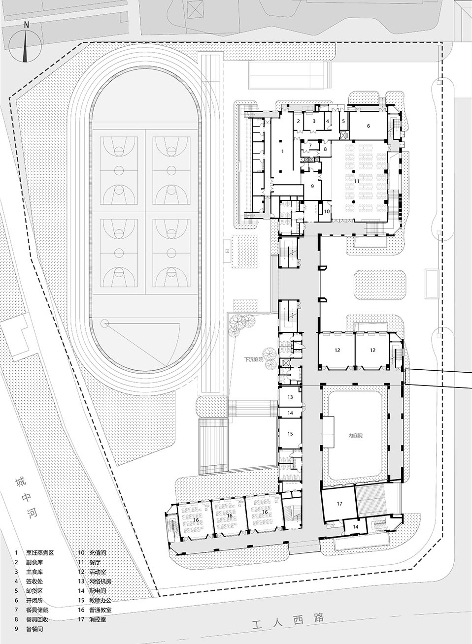 义乌绣湖小学扩建工程 | 城市更新下的功能生长-82