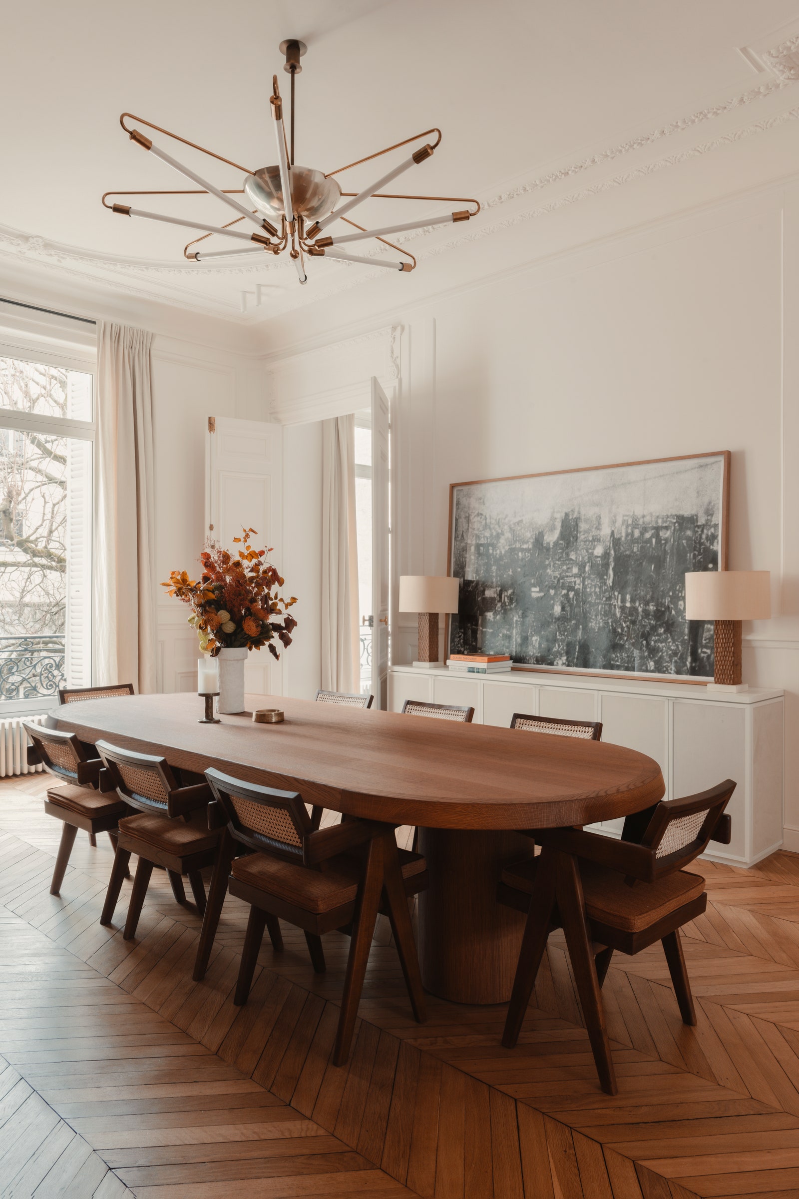 巴黎 Monceau 公园旁,Art Deco 风格的 230 平米公寓大翻新-1