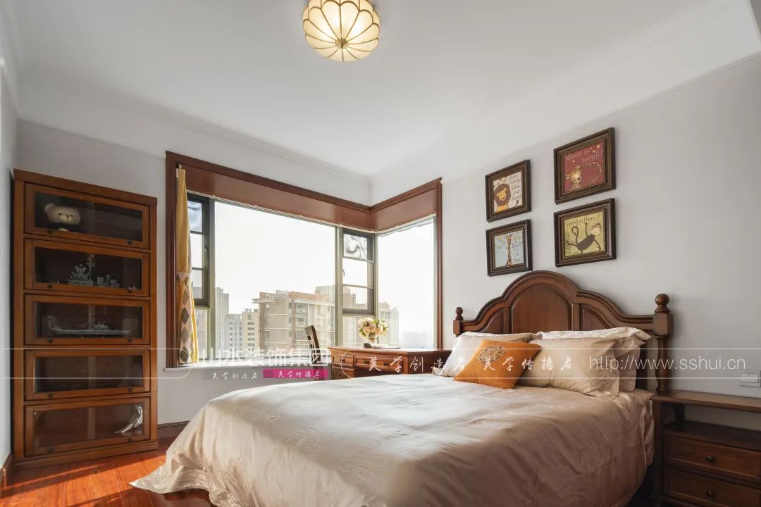 美式田园风格的三室两厅丨黄娟-42