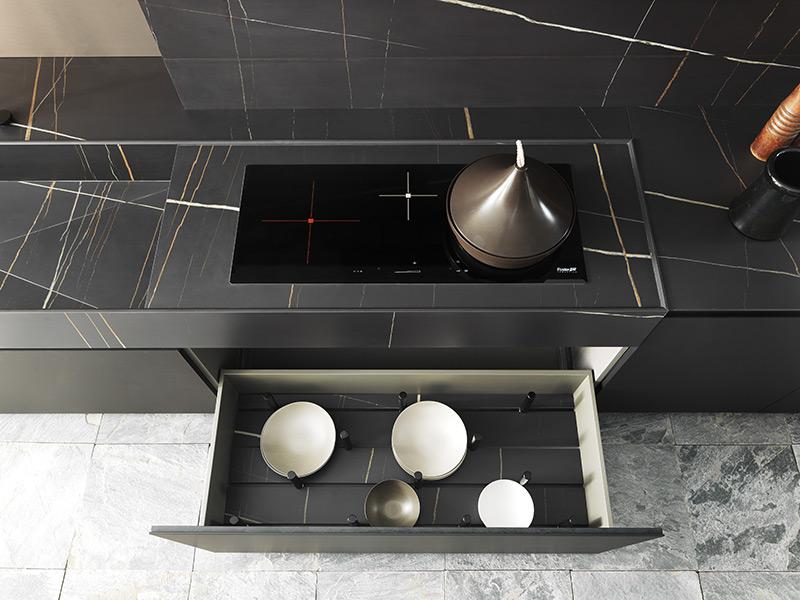 SKILL - минимализм кухни с островом  | Modulnova Cucine-16