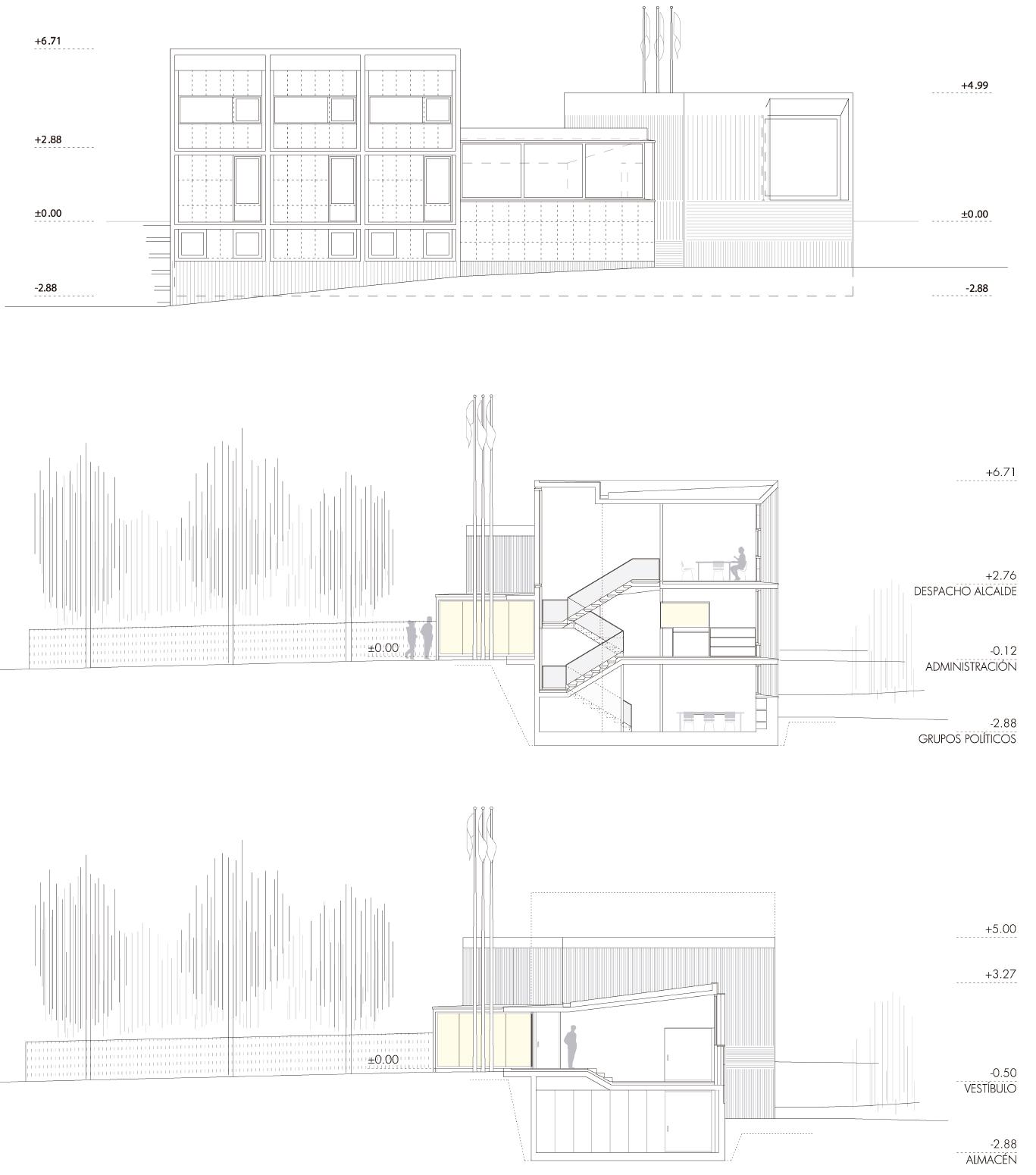 Valdemaqueda 市政厅 | 混凝土结构与环境的和谐共生-22
