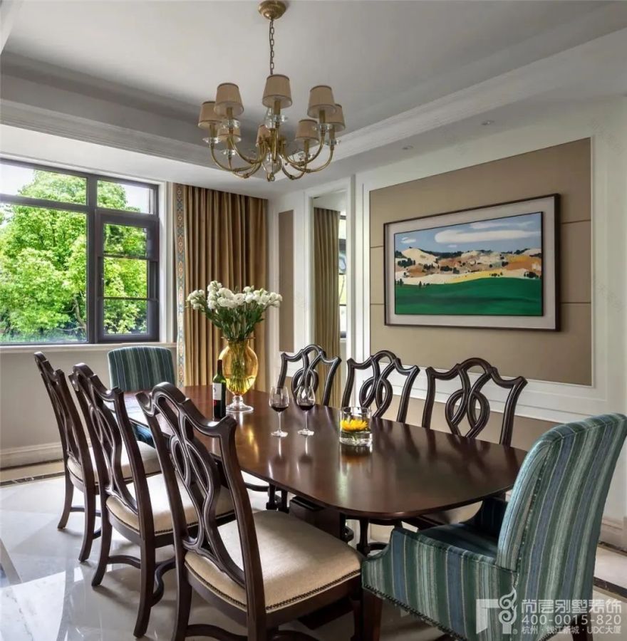 现代美式轻奢空间丨尚层别墅装饰-25