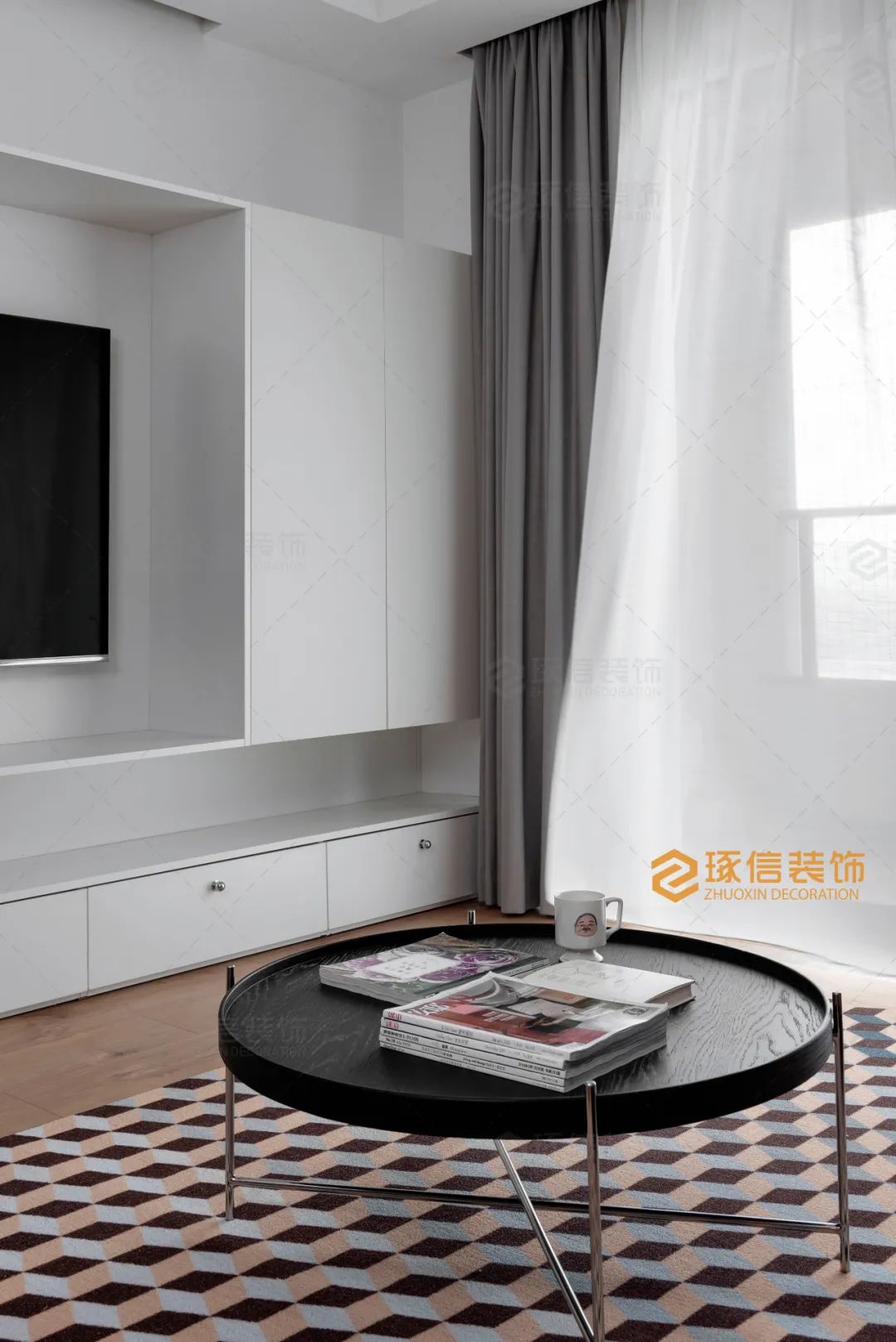 现代北欧风，华侨城云溪别院 90 平米三室两厅一厨两卫-25