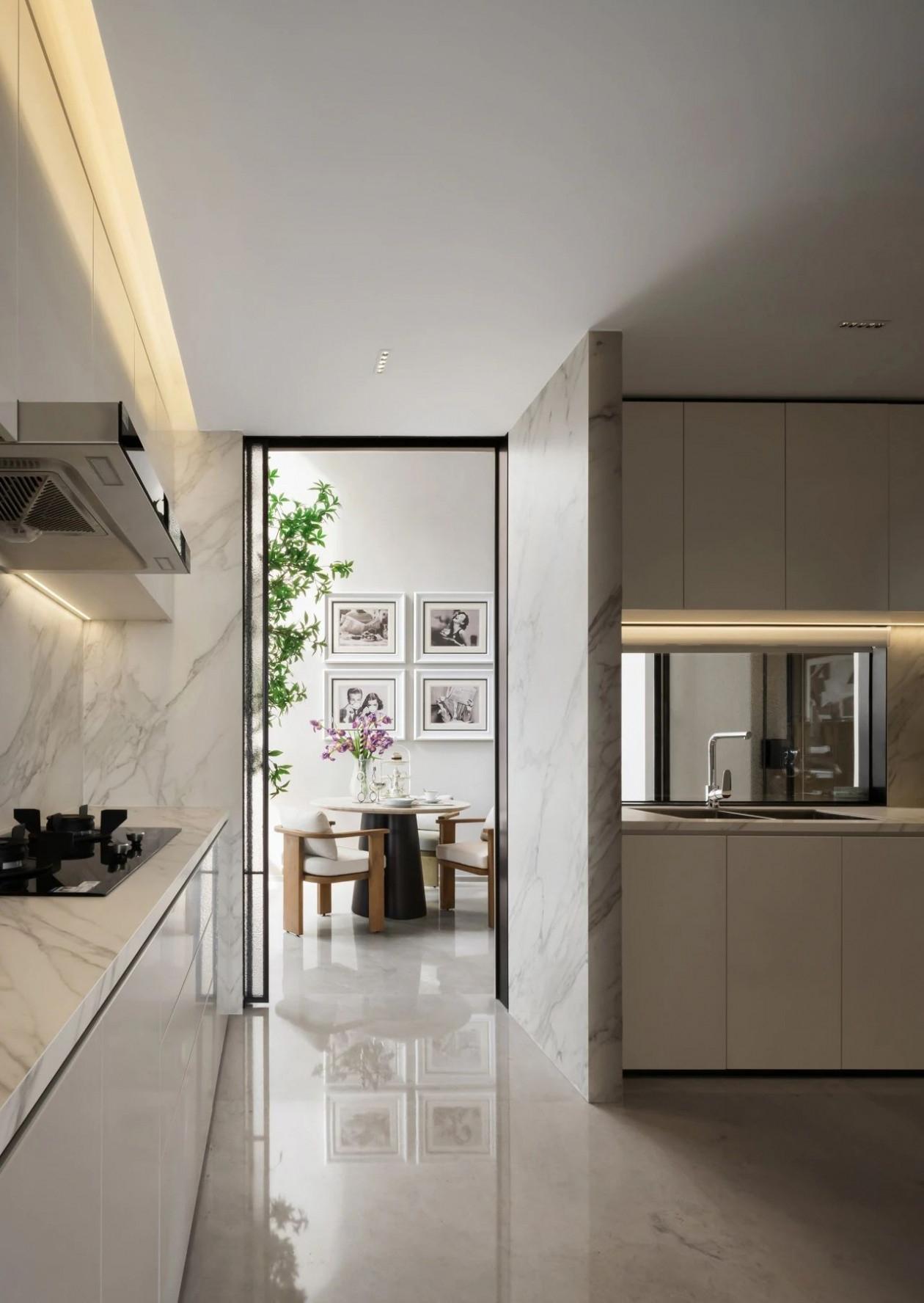 南宁轨道C11大平层344㎡丨中国南宁丨李益中空间设计-7