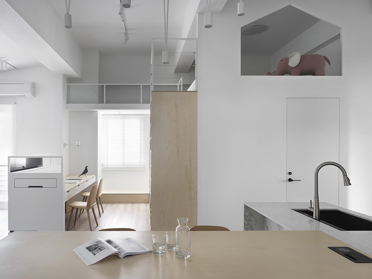 新澄设计 | 165m2 纯白空气感亲子宅，纯粹的生活本质！-10