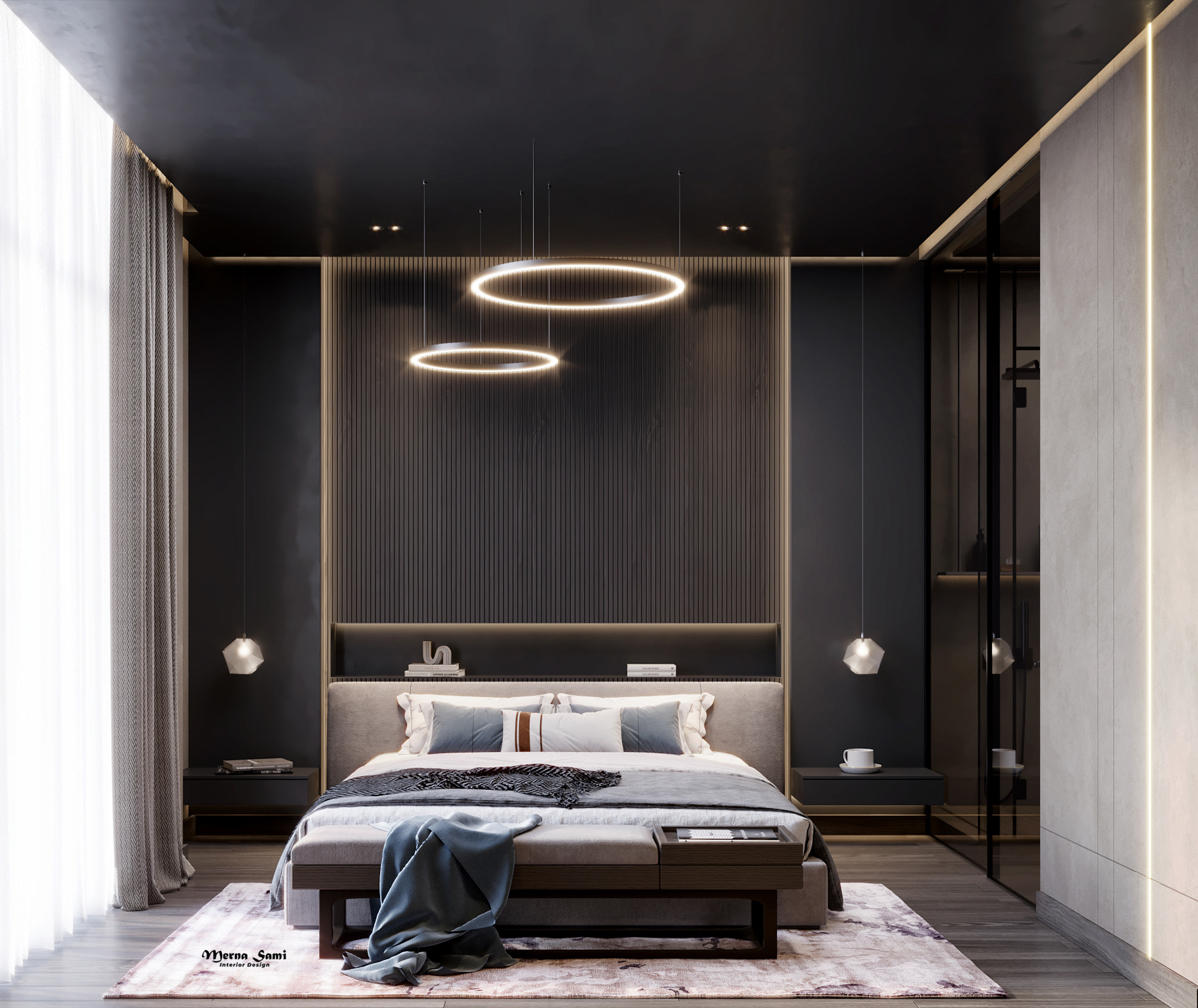 暗色调现代简约公寓丨M A S T E R-9