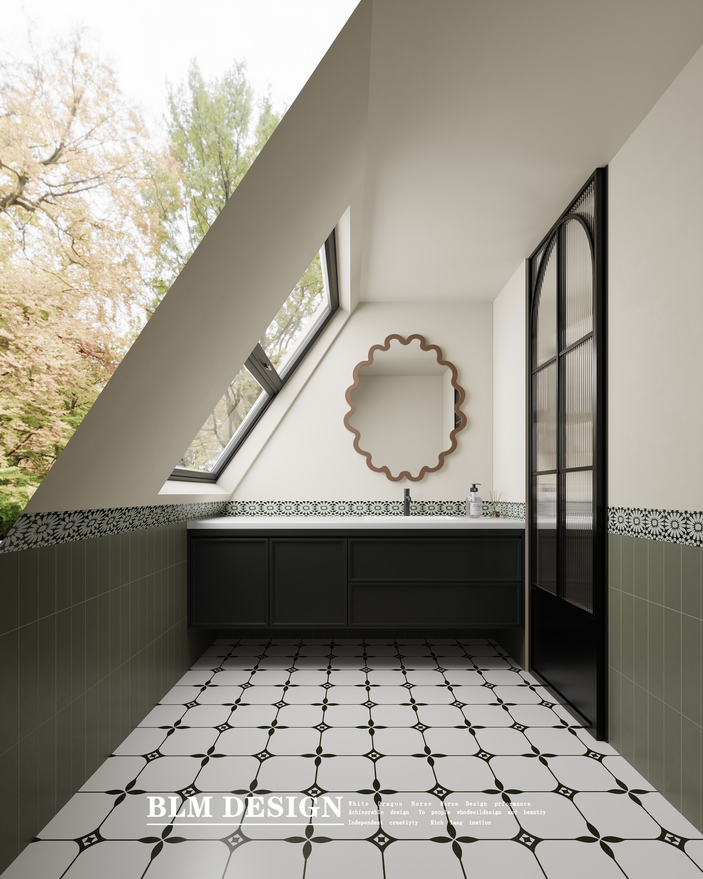 带阁楼家装效果图-13