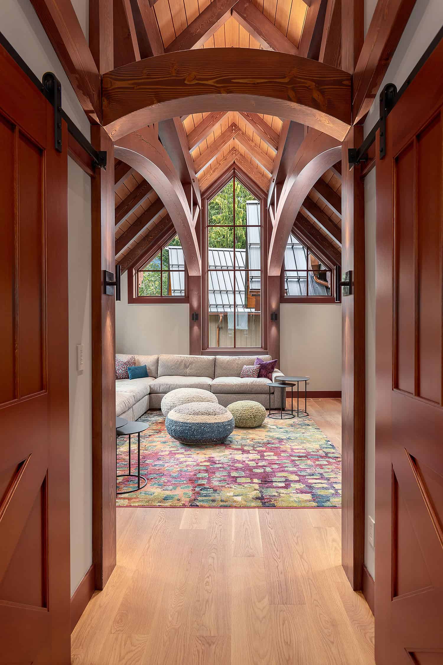 Modern timber frame home in Whistler designed for entertaining-23