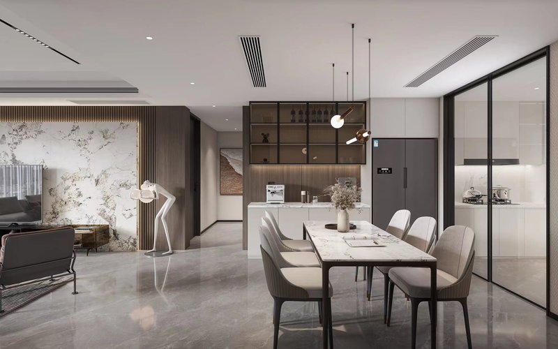 龙湖景粼天序二期现代轻奢风案例-1