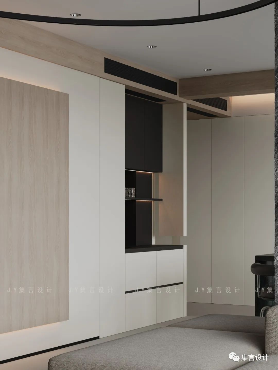 极简之美 · 把美术馆搬回家丨J·Y 设计-15