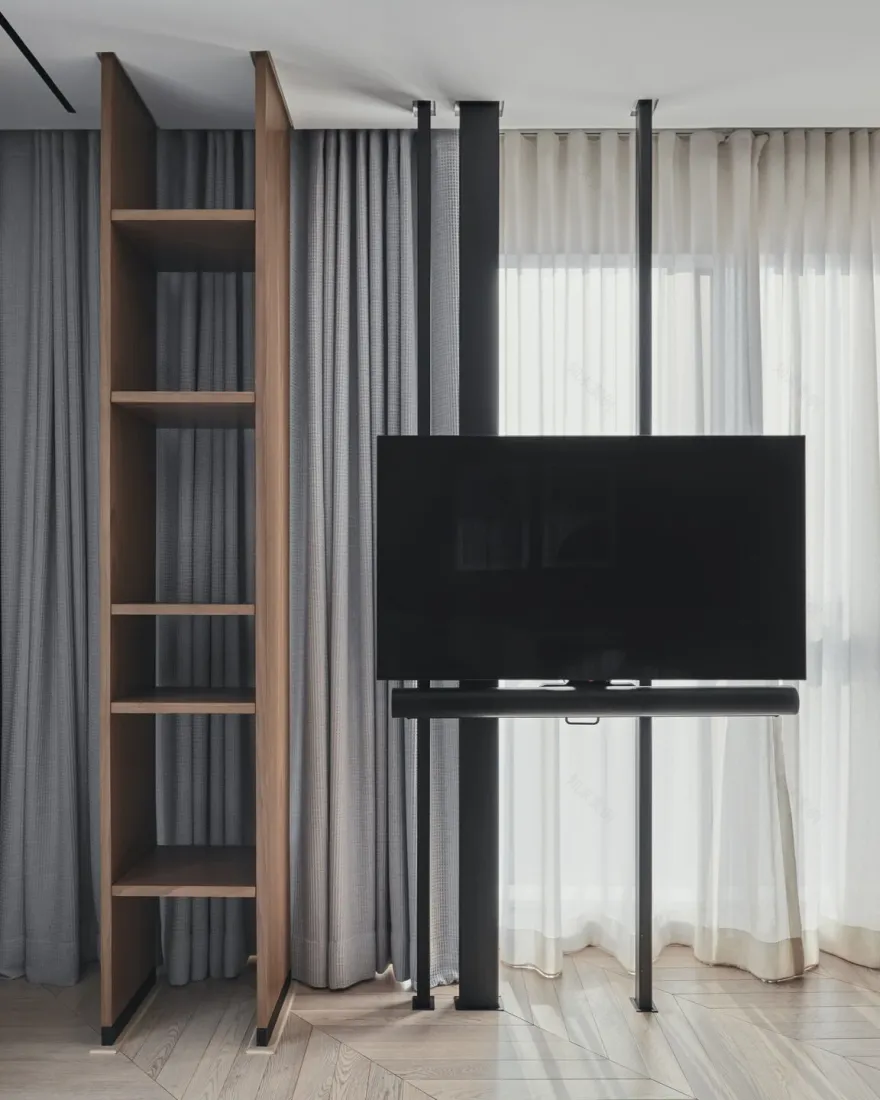 印度孟买现代简约公寓设计丨SHROFFLEóN-17