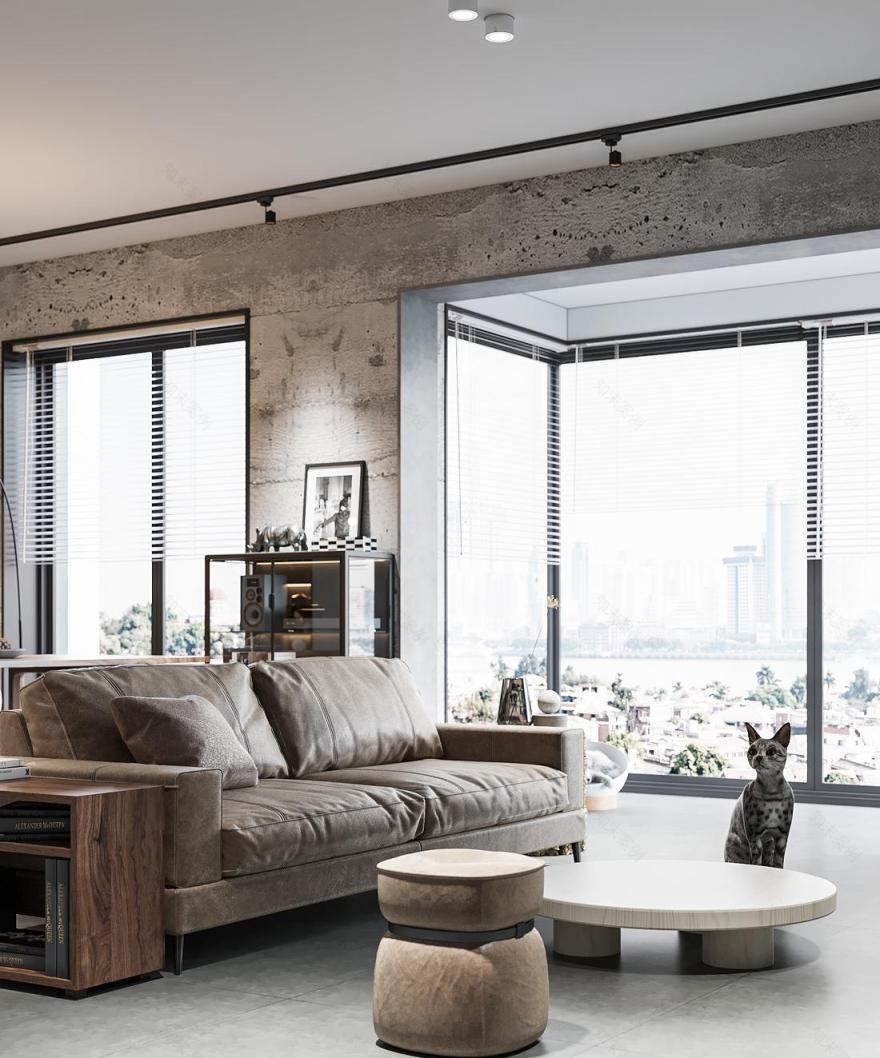 现代工业风空间设计丨研筑国际-5