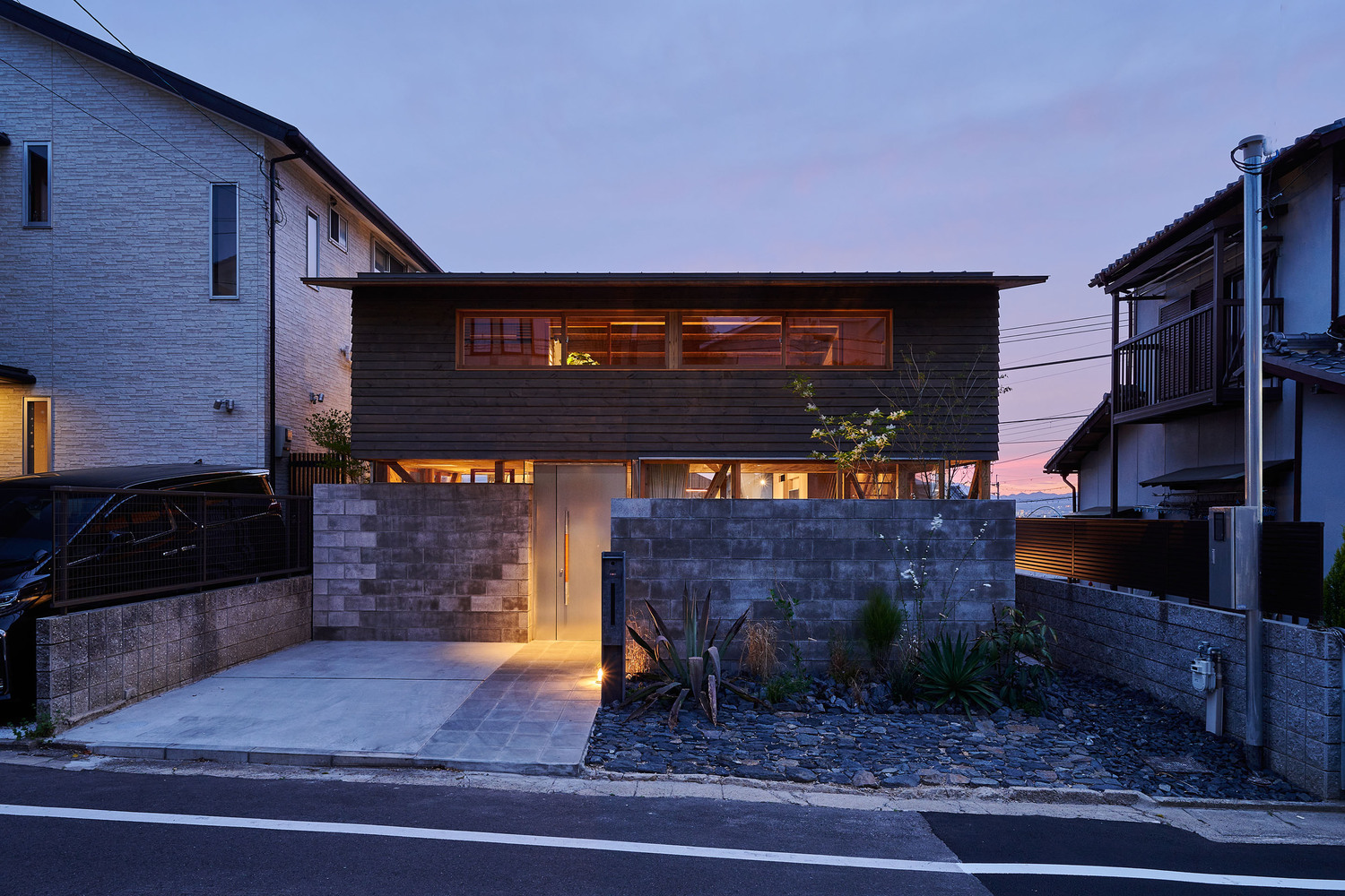混凝土块住宅丨日本京都丨OHArchitecture-26