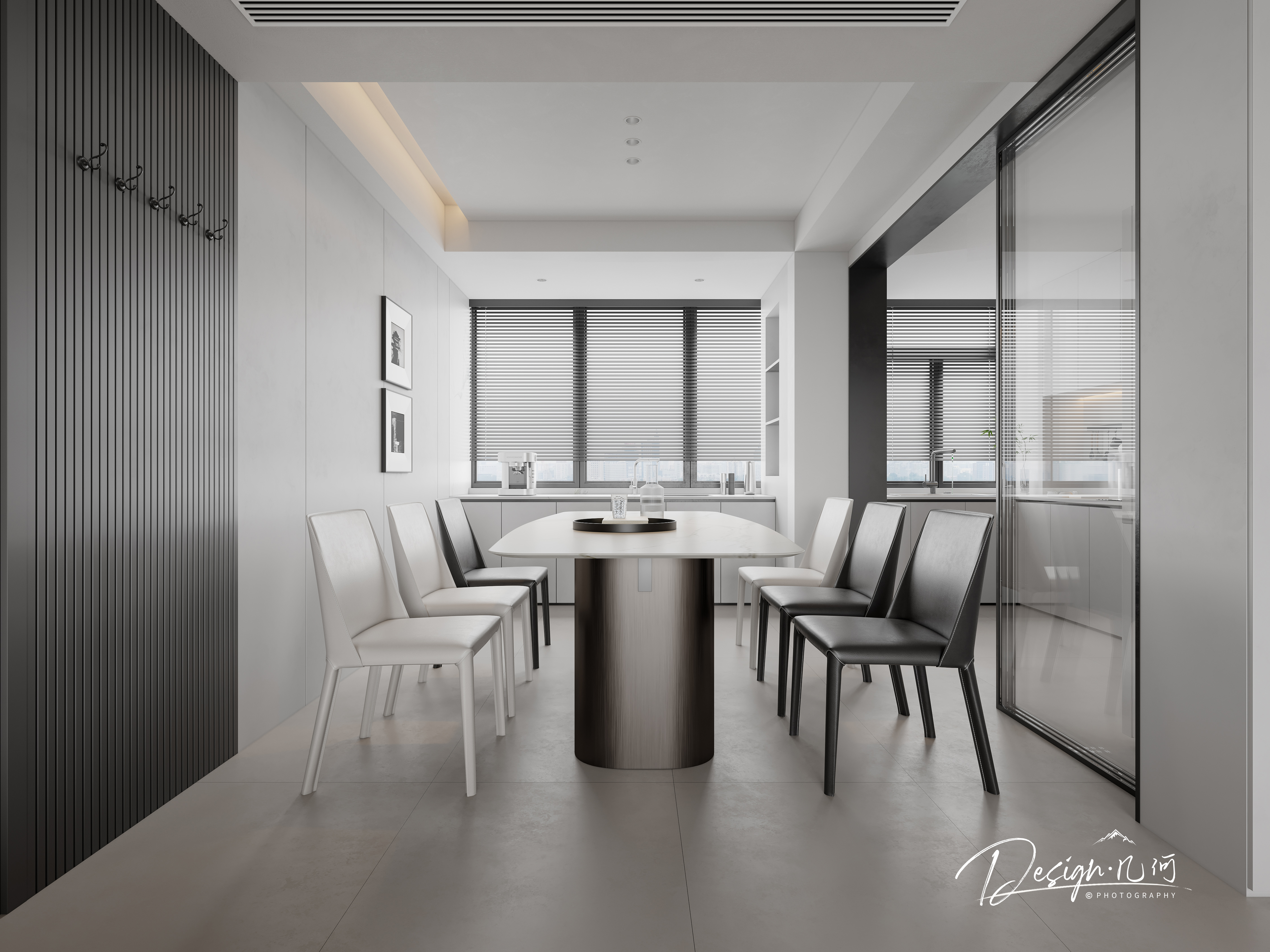 几何视觉表现黑白灰-13