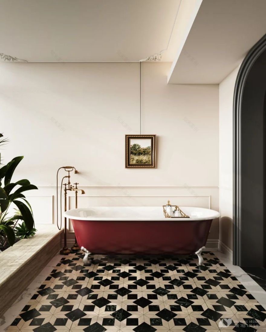 深圳金地翠堤湾法式复古住宅设计丨中国深圳丨深圳境相设计-47