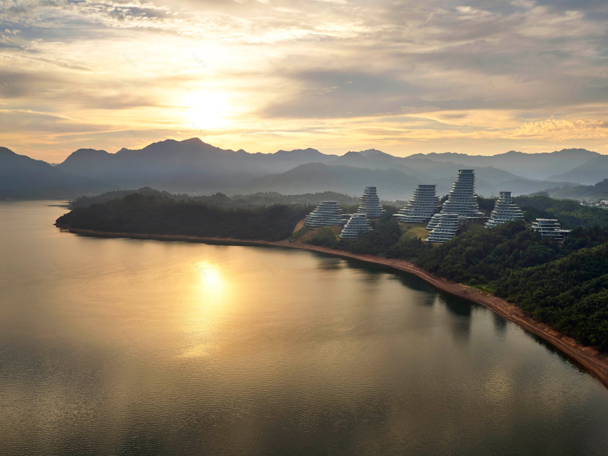 Hufton + Crow photographs MAD's Huangshan Mountain Village at dawn-14