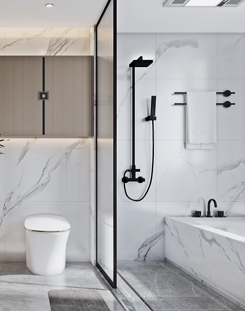 现代轻奢风 136㎡无主灯新家-9