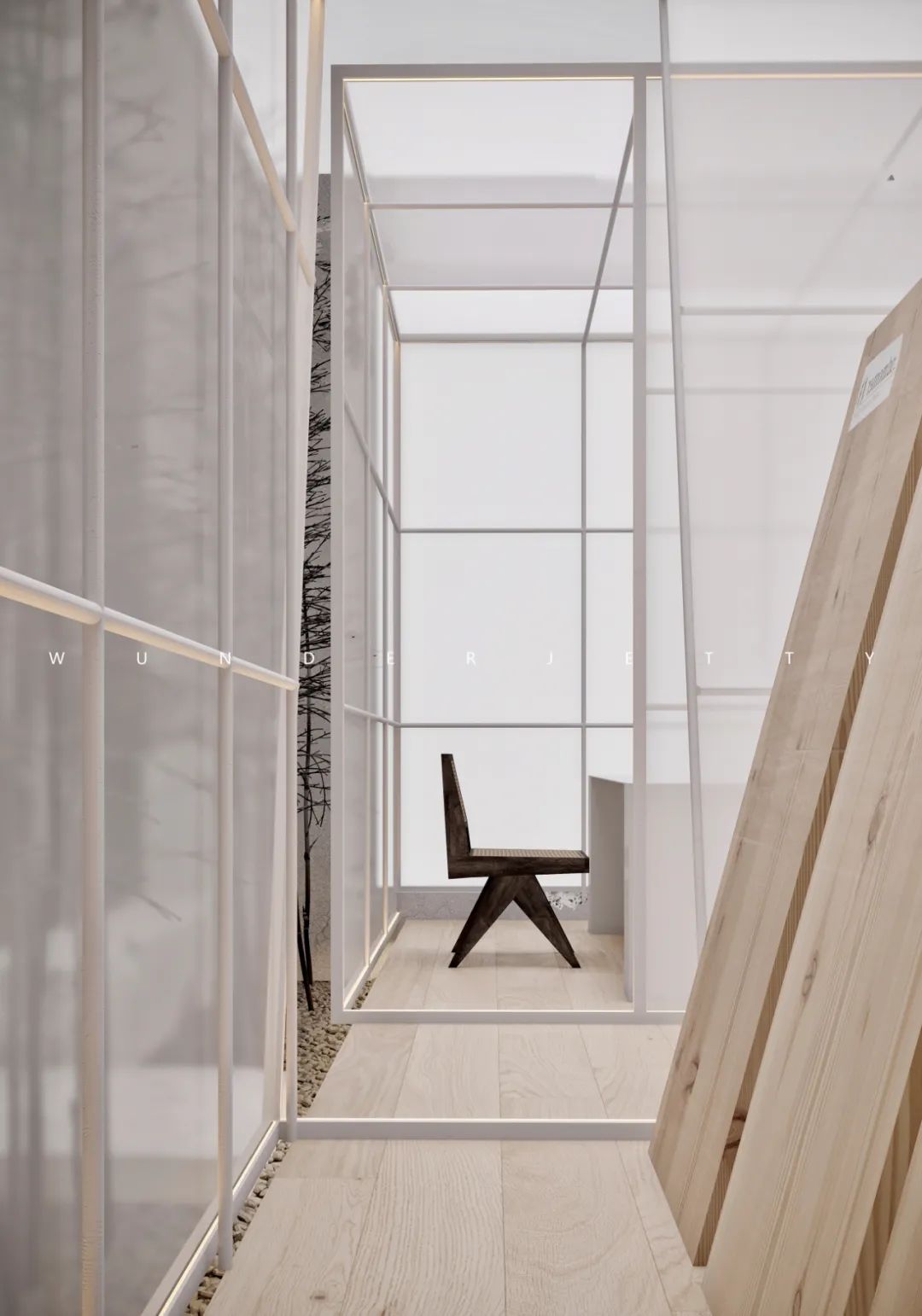 無界 · 室内设计中的自然表达与高级工艺美学丨WUJE(無界)设计-17